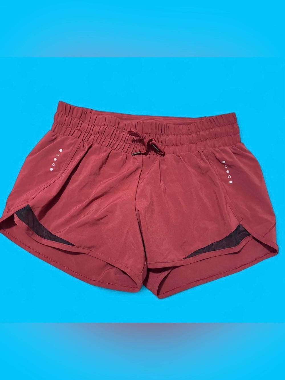 Women’s Athletic Running Shorts - Burgundy